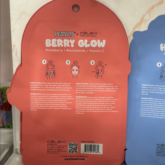 Peanuts X Cèlave Face Mask Set - You get 5! All brand new. Expire in 2028 - Picture 8 of 10